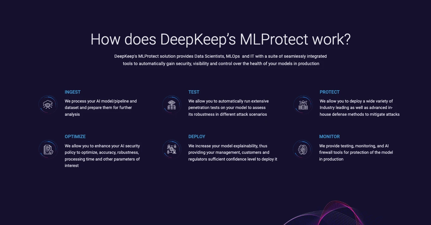 Projects portfolio - DeepKeep - 3